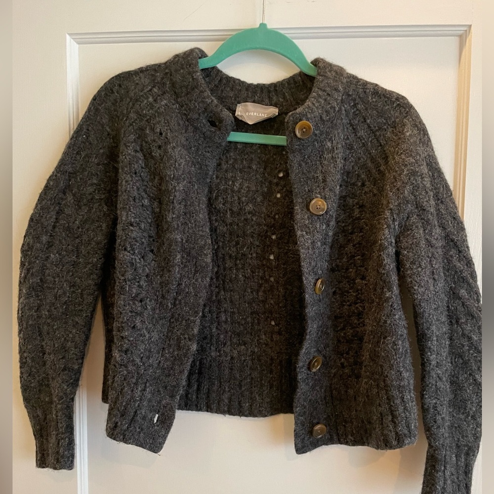 Everlane Cloud Cable Cardigan - Picture 8 of 9